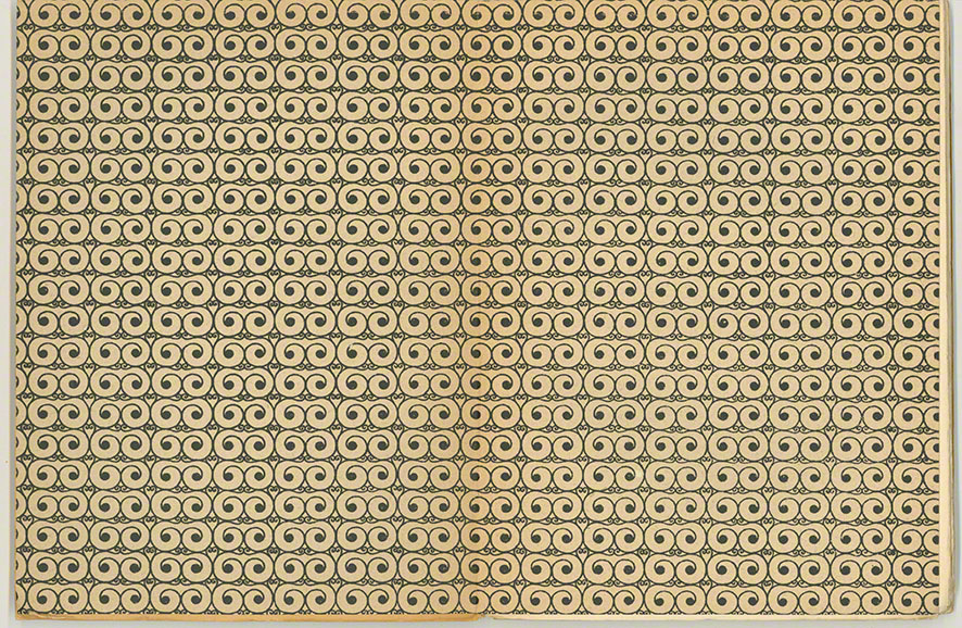 Peter Behrens-Vorsatzpapier