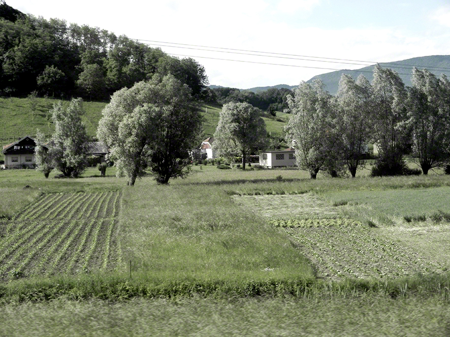 Lepoglava-Zagreb, Landschaft