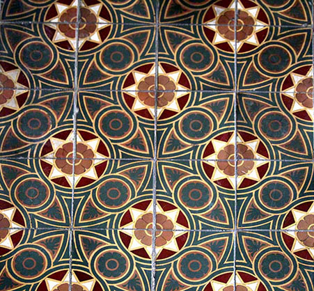 Lichtentaler Kirche, Bodenbelag