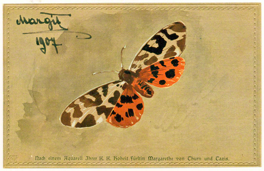 Postkarte Margit 1907