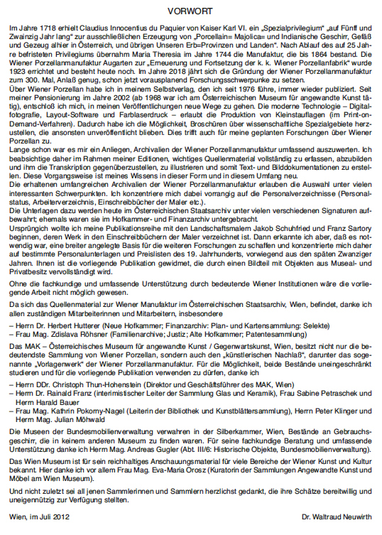 Wiener Porzellan Biedermeier Tafelservice