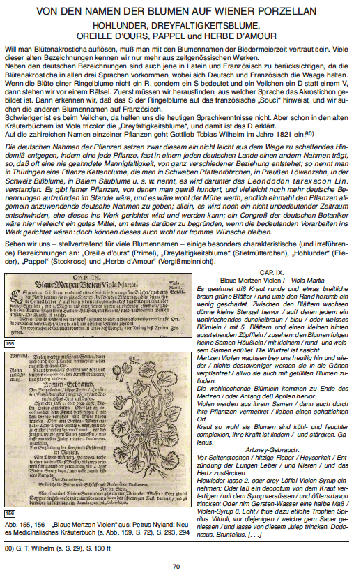 Porzellan Blütenrätsel Blumensprache