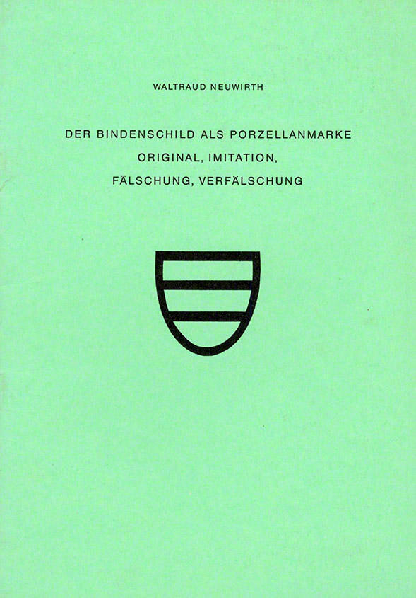 Bindenschild Porzellanmarke
