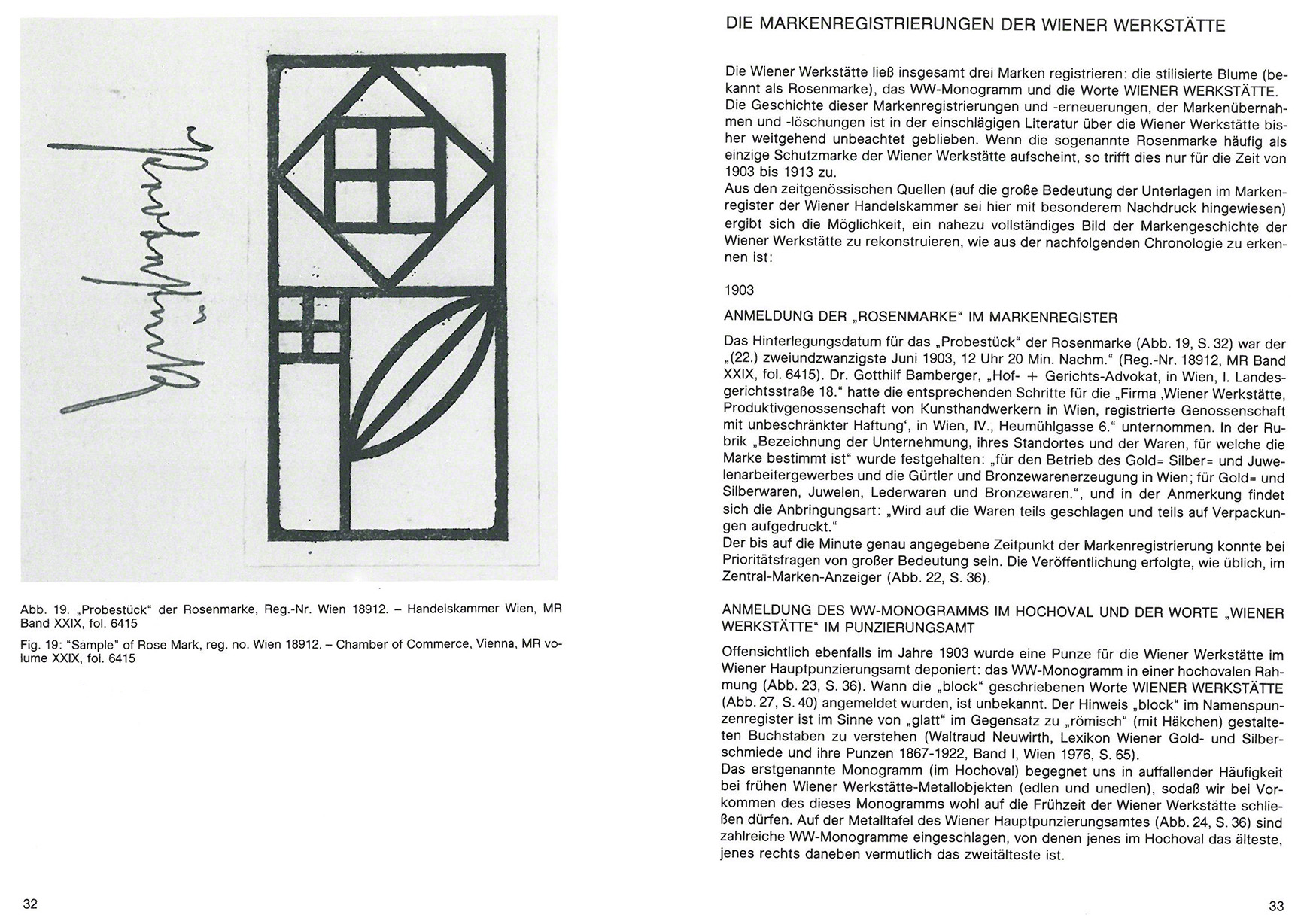 Wiener Werkstätte Schutzmarken