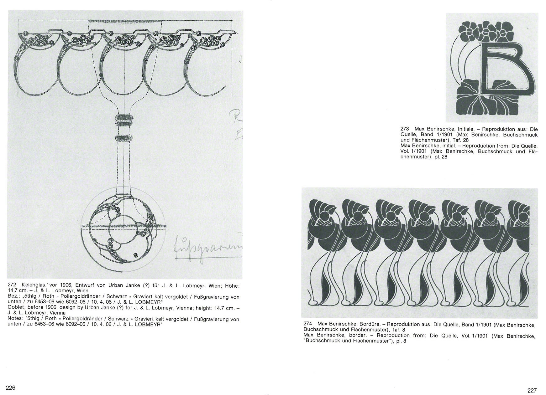 Blühender Jugendstil - Farben Formen Dekore
