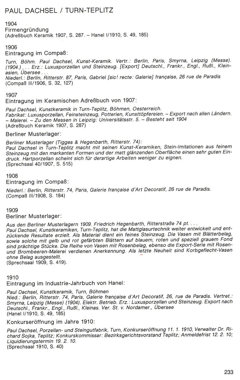 Blühender Jugendstil - Firmen und Marken