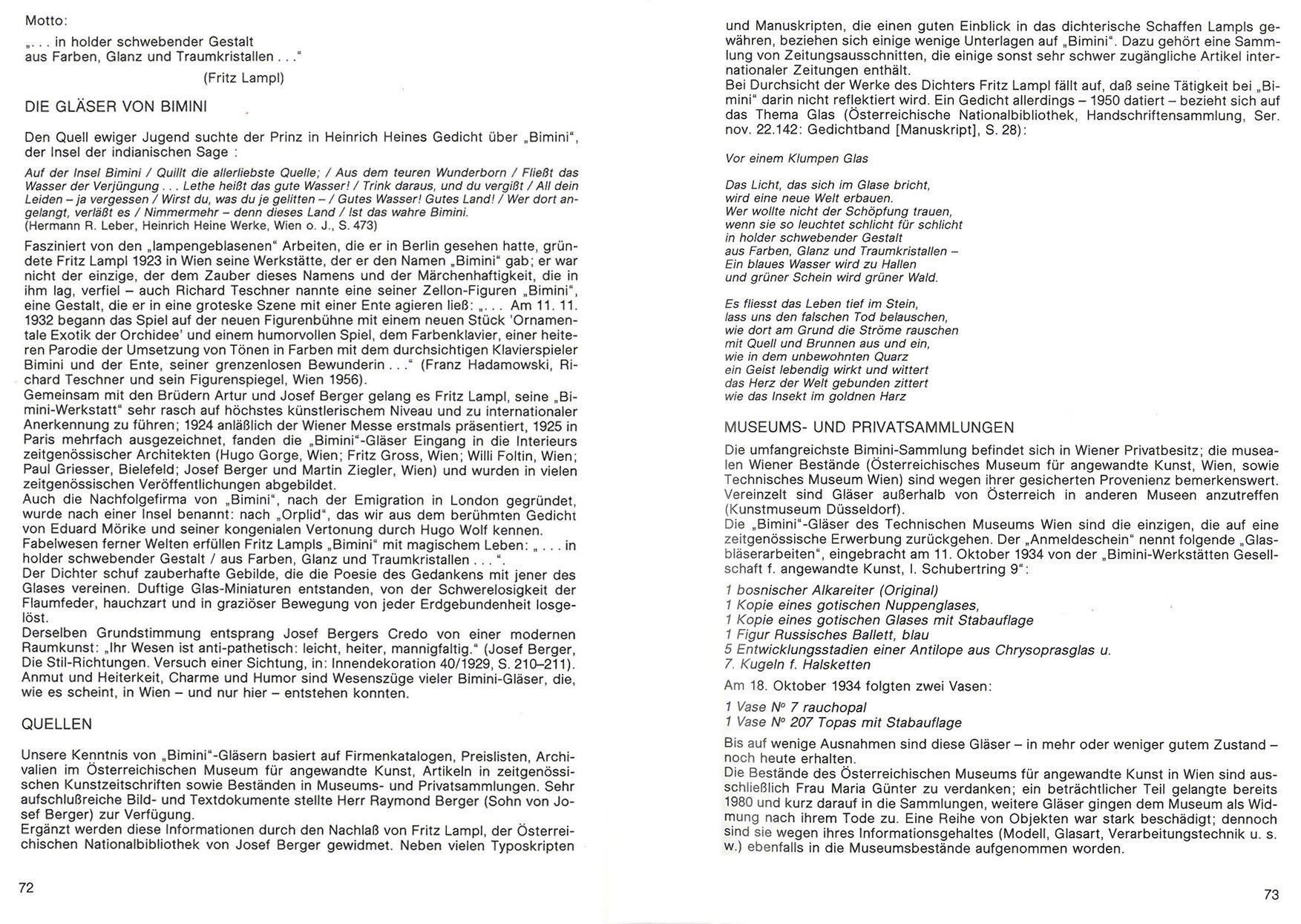 Bimini - Wiener Glaskunst Art Déco