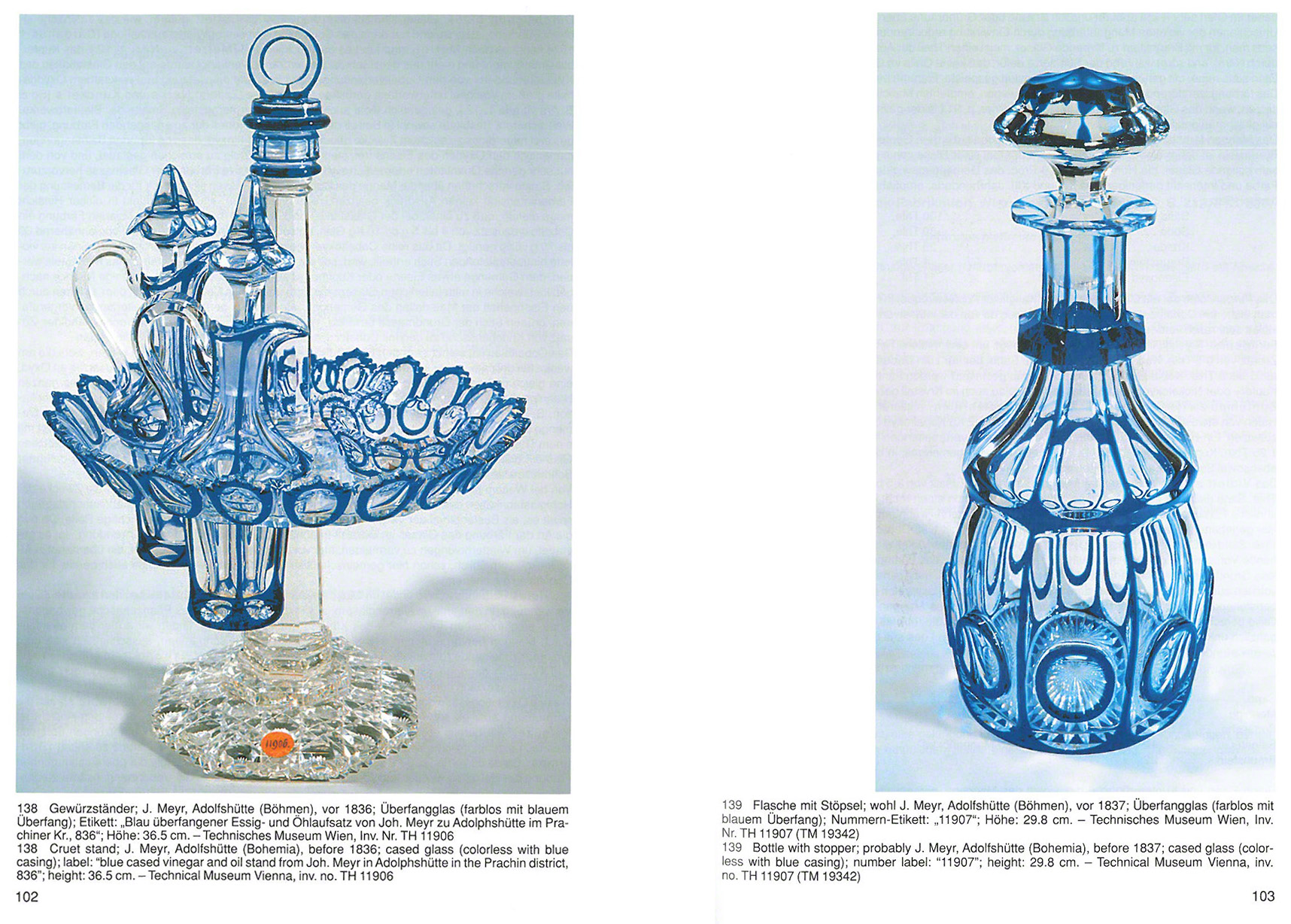 Farbenglas 2 Rot Blau