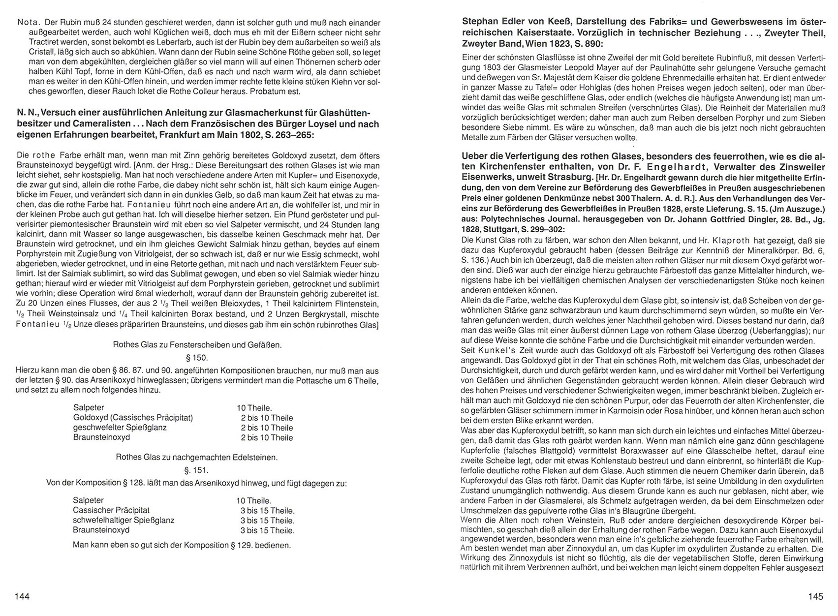 Farbenglas 2 Rot Blau