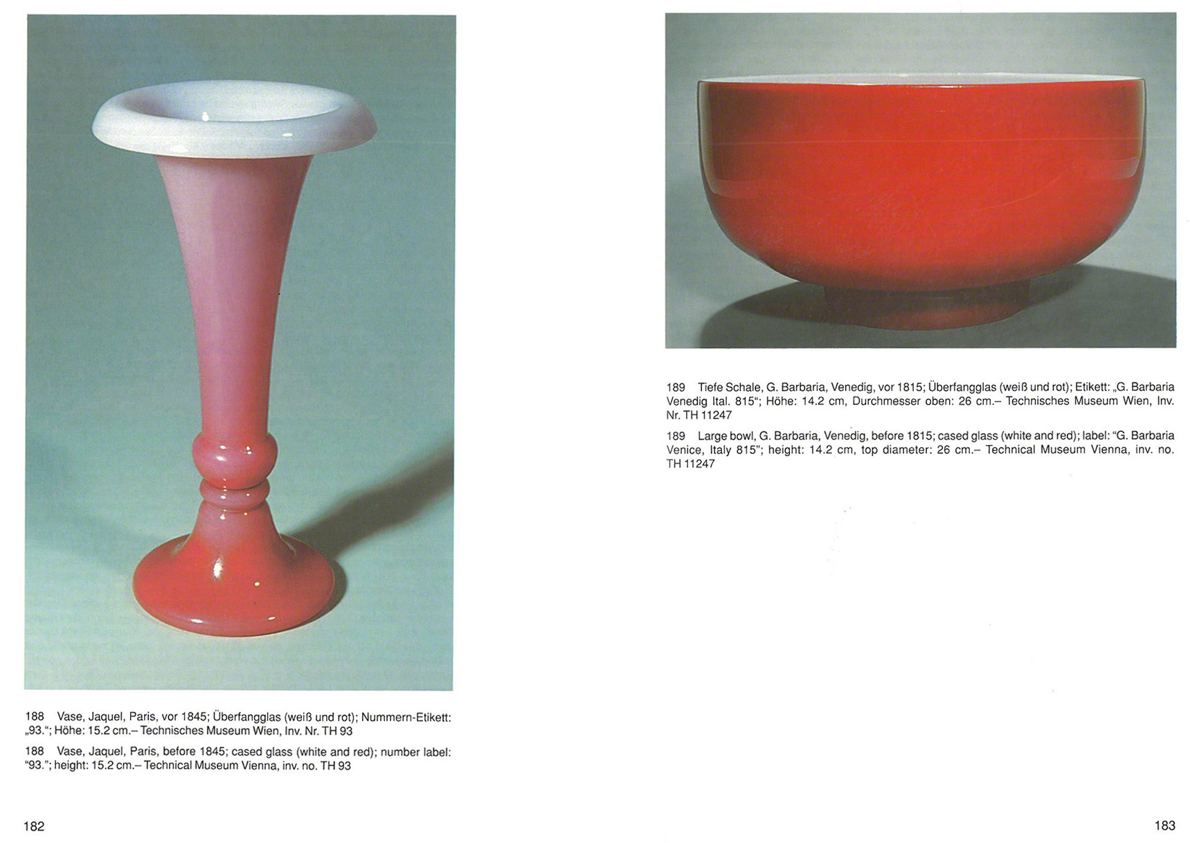 Farbenglas 2 Rot Blau