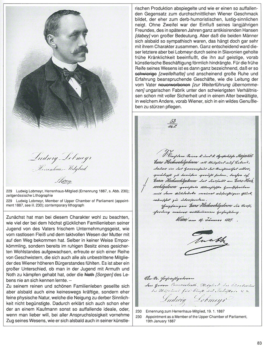 Lobmeyr Autobiographie