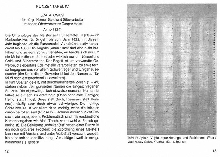 Markenlexikon 6 Punzen 1822-1850