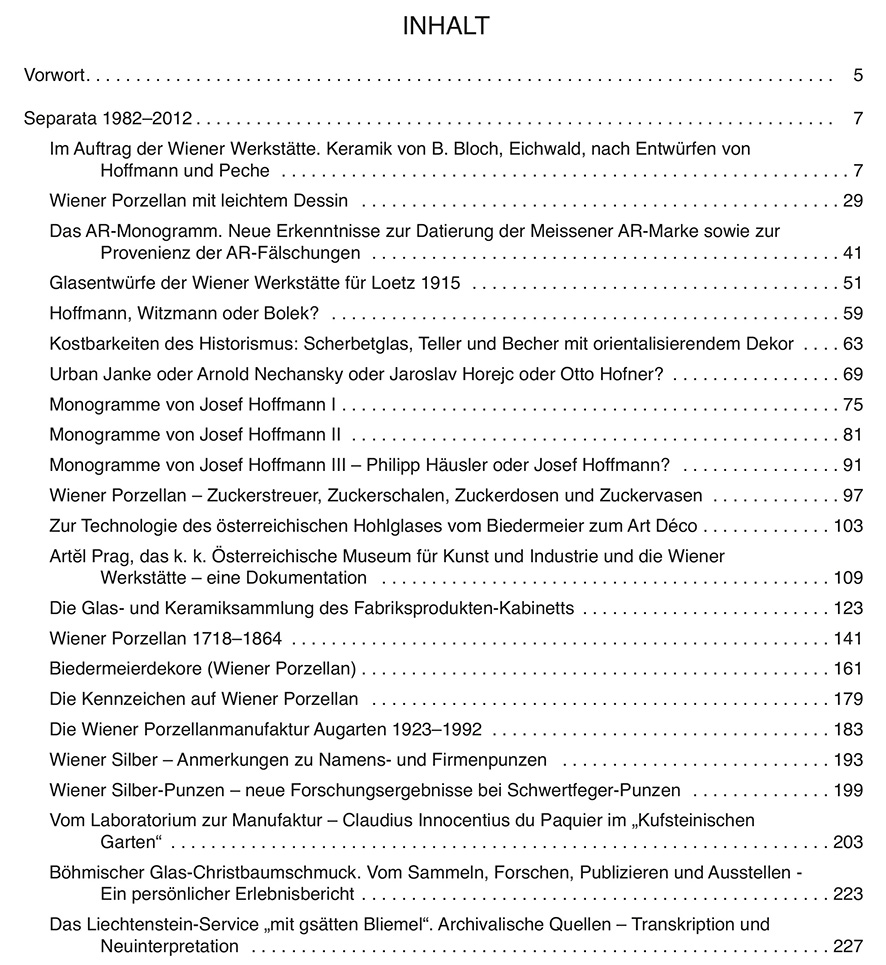 Neuwirth Separata Band III Inhalt